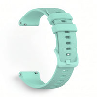 Bracelet Motion silicone turquoise, vue de profil - Garmin Quick Release 18mm | Clipz-it