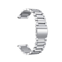 Bracelet Maillon acier inoxydable acier argent, vue de dos - Garmin Quick Release 20mm | Clipz-it