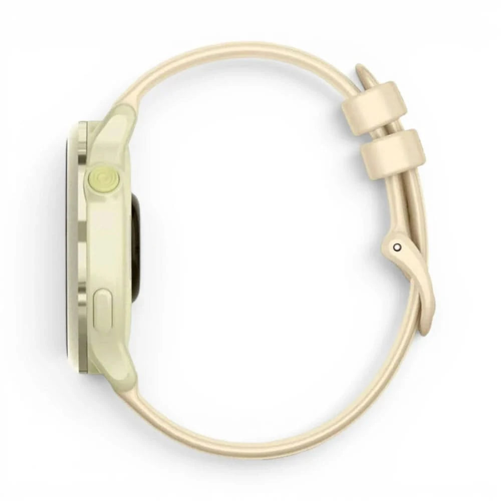 Bracelet Motion silicone beige, vue de dos - Garmin Quick Release 20mm | Clipz-it