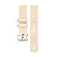 Bracelet Motion silicone beige, vue de profil - Garmin Quick Release 20mm | Clipz-it