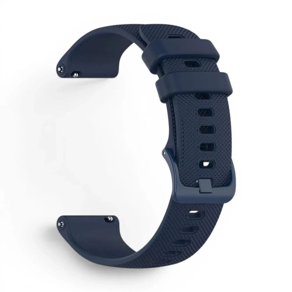 Bracelet Motion silicone bleu, vue de profil - Garmin Quick Release 20mm | Clipz-it