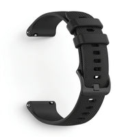 Bracelet Motion silicone noir, vue de profil - Garmin Quick Release 20mm | Clipz-it