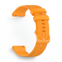 Bracelet Motion silicone orange, vue de profil - Garmin Quick Release 20mm | Clipz-it
