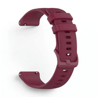 Bracelet Motion silicone rouge, vue de profil - Garmin Quick Release 20mm | Clipz-it