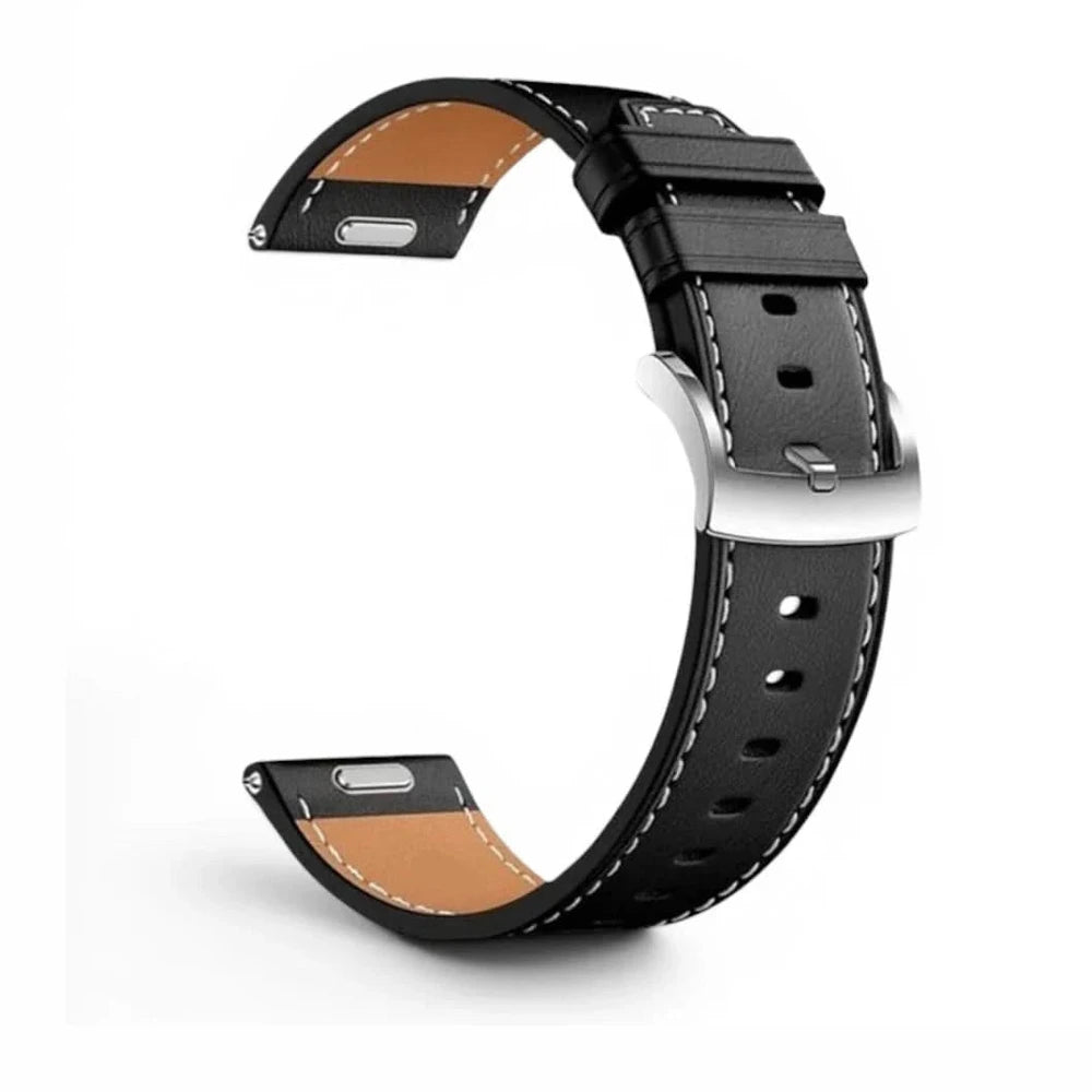 Kellarihm Nappa nahast must, külgvaade - Garmin Quick Release 20mm | Clipz-it