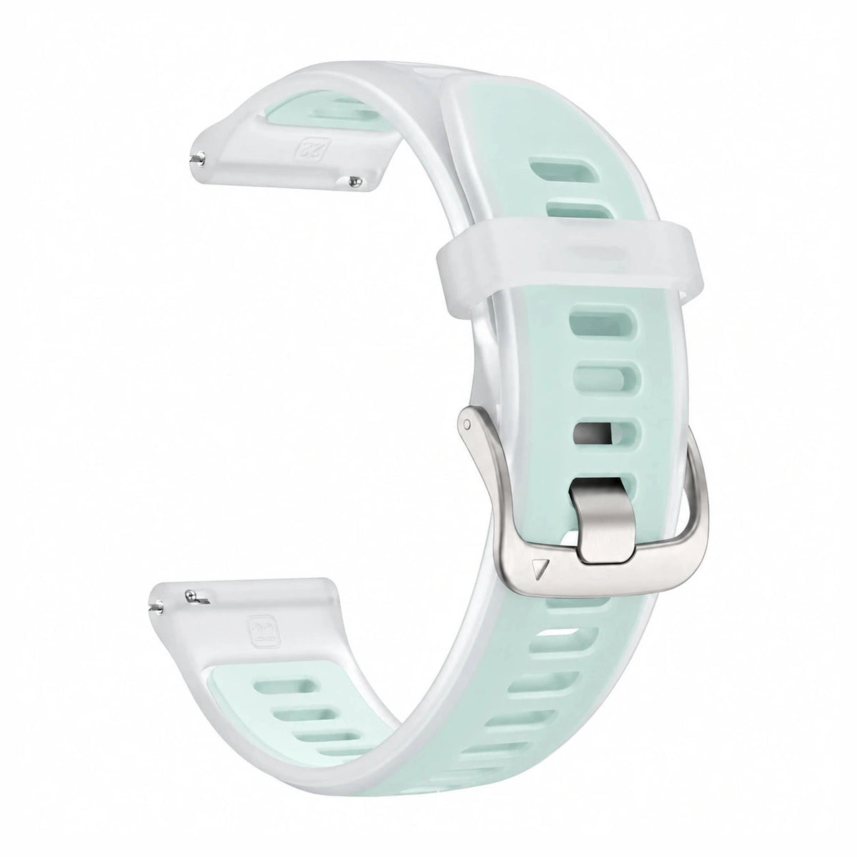 Pasek Prism, silikon półprzezroczysty, biały - Garmin Quick Release 20 mm | Clipz-it