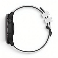 Bracelet Rhythm silicone blanc, vue de dos - Garmin Quick Release 20mm | Clipz-it