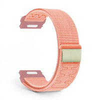 Bracelet Weave nylon tressé rose, vue de profil - Garmin Quick Release 20mm | Clipz-it