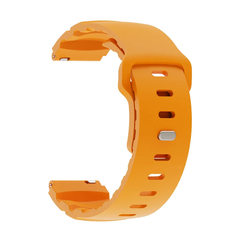 Gradin FKM fluoroelastomer strap, yellow, strap alone - Garmin Quick Release 22mm