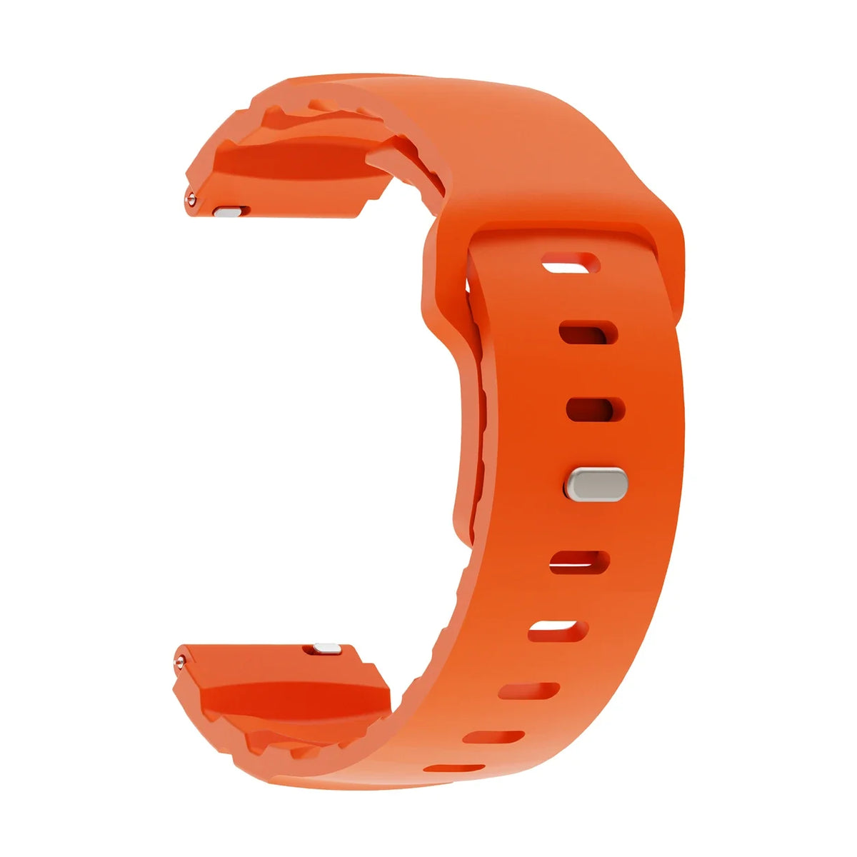 Gradin FKM fluoroelastomer strap, orange, strap alone - Garmin Quick Release 22mm