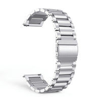Bracelet Maillon acier inoxydable acier argenté, vue de dos - Garmin Quick Release 22mm | Clipz-it