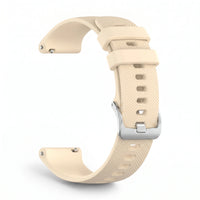 Bracelet Motion silicone beige, vue de profil - Garmin Quick Release 22mm | Clipz-it