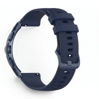 Bracelet Motion silicone bleu, vue de profil - Garmin Quick Release 22mm | Clipz-it