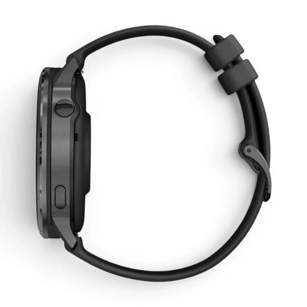 Bracelet Motion silicone noir, vue de dos - Garmin Quick Release 22mm | Clipz-it