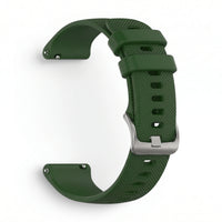 Bracelet Motion silicone vert, vue de profil - Garmin Quick Release 22mm | Clipz-it