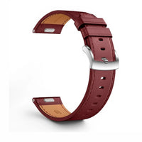 Urrem Nappa i læder, rød, set fra siden - Garmin Quick Release 22 mm | Clipz-it