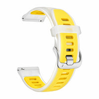 Prism silikoninė pusiau skaidri laikrodžio apyrankė, geltona - Garmin Quick Release 22 mm | Clipz-it