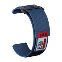 Bracelet Rugged nylon tactique bleu - Garmin Quick-Release 22mm | Clipz-it