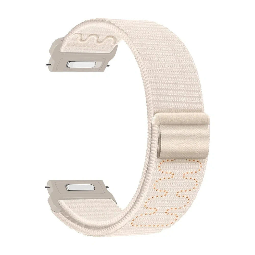 Weave fonott szövet óraszíj, fehér, oldalnézet - Garmin QuickRelease 22 mm | Clipz-it
