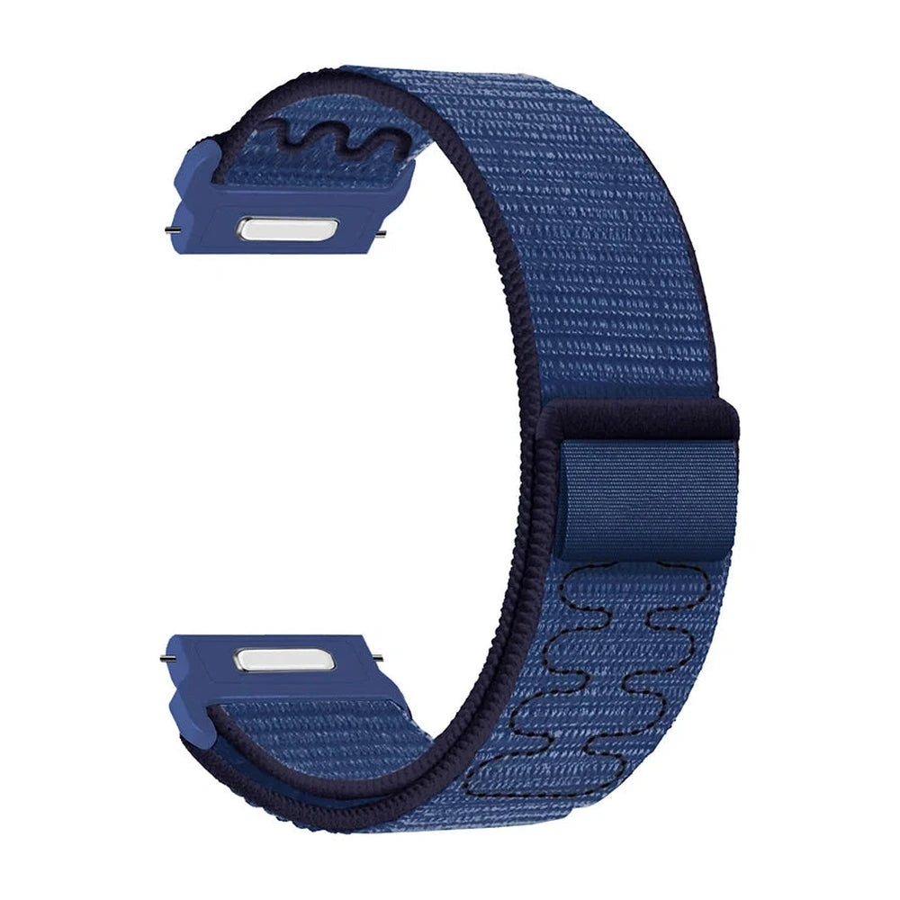 Weave fonott szövet óraszíj, éjkék, oldalnézet - Garmin QuickRelease 22 mm | Clipz-it