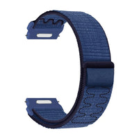 Weave fonott szövet óraszíj, éjkék, oldalnézet - Garmin QuickRelease 22 mm | Clipz-it
