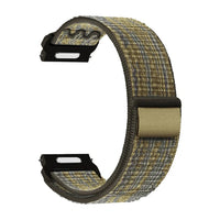 Weave fonott szövet óraszíj, khakizöld, oldalnézet - Garmin QuickRelease 22 mm | Clipz-it