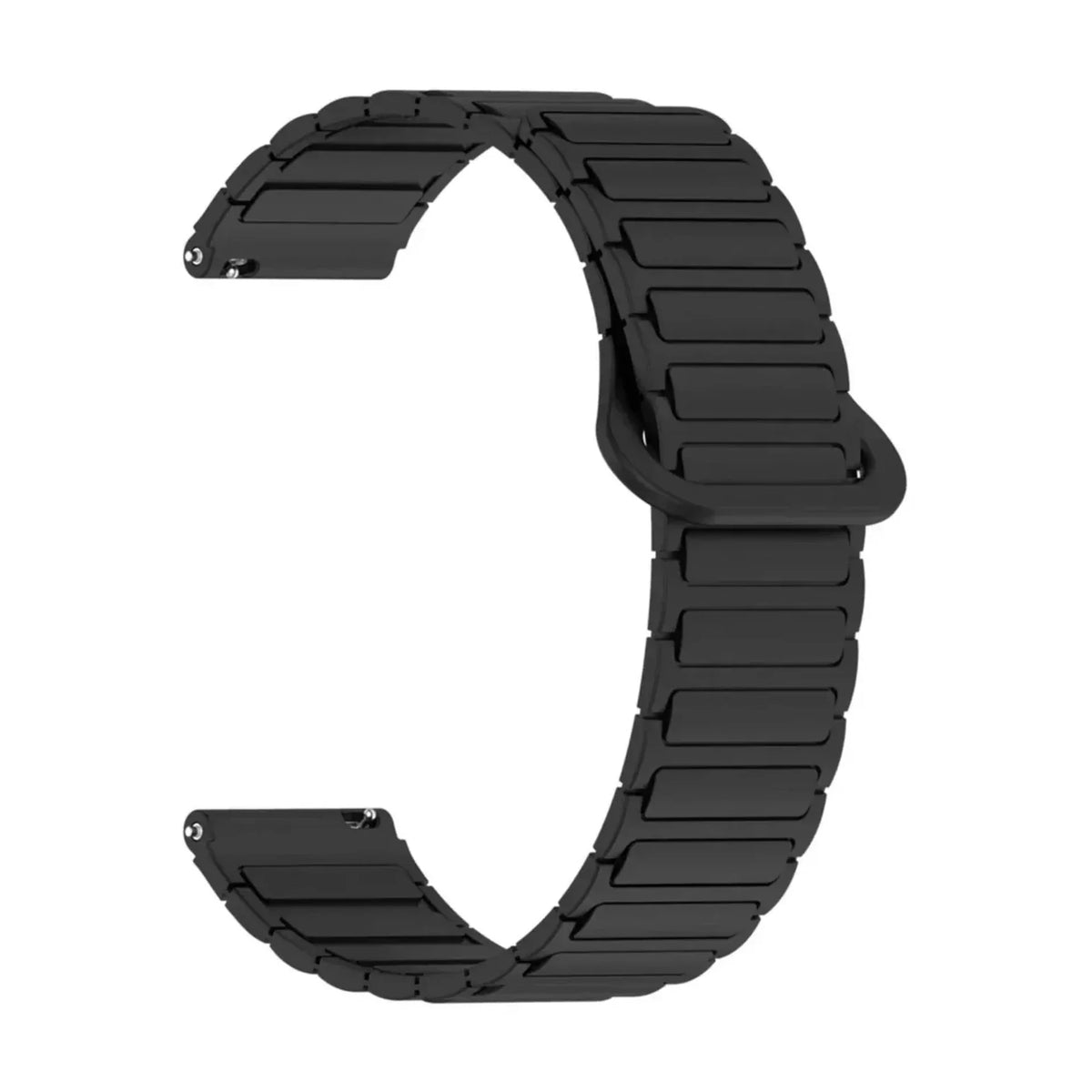 Bracelet Pulse silicone magnetique noir, vue 3 - Garmin Quick-Release | Clipz-it
