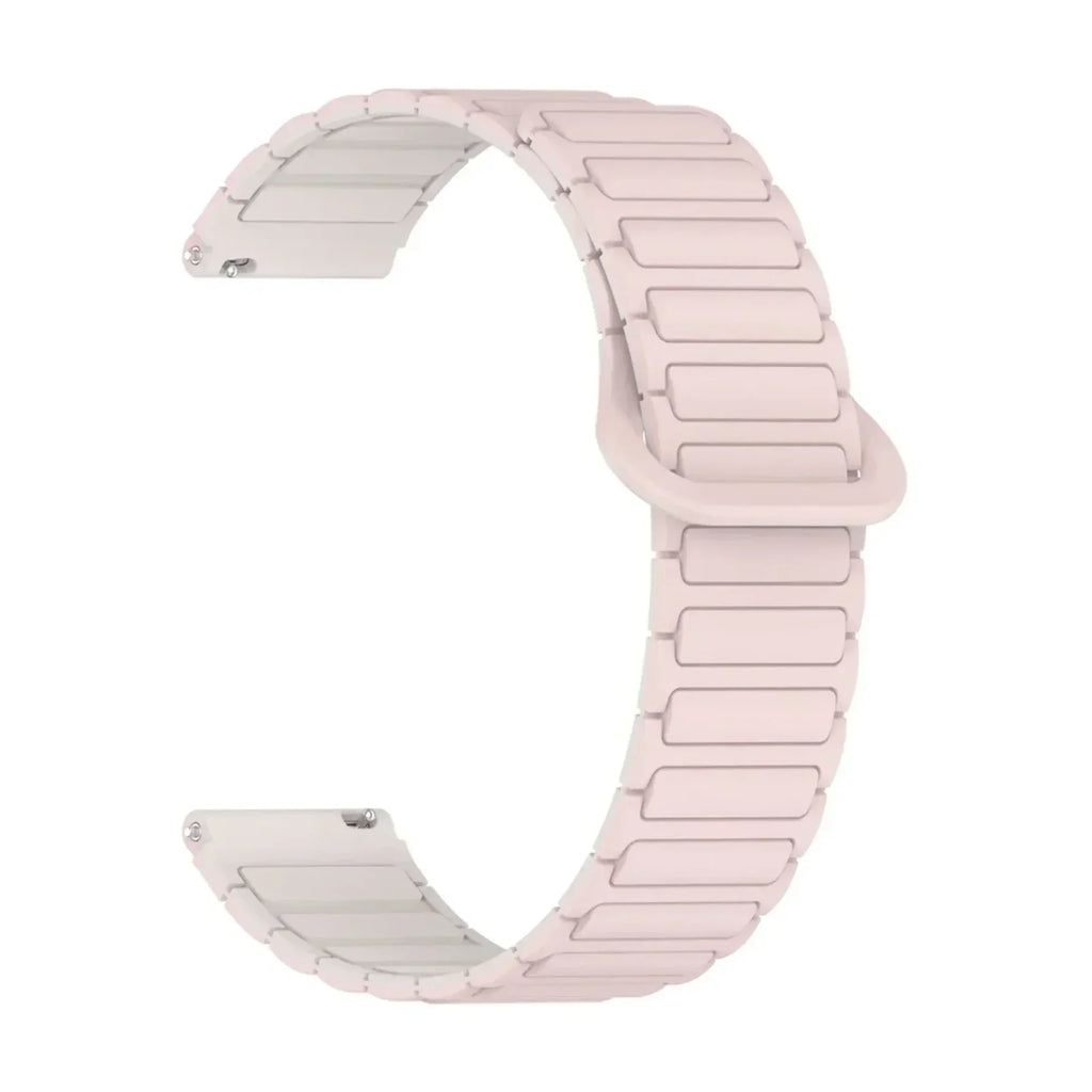 Bracelet Pulse silicone magnetique rose, vue 3 - Garmin Quick-Release | Clipz-it