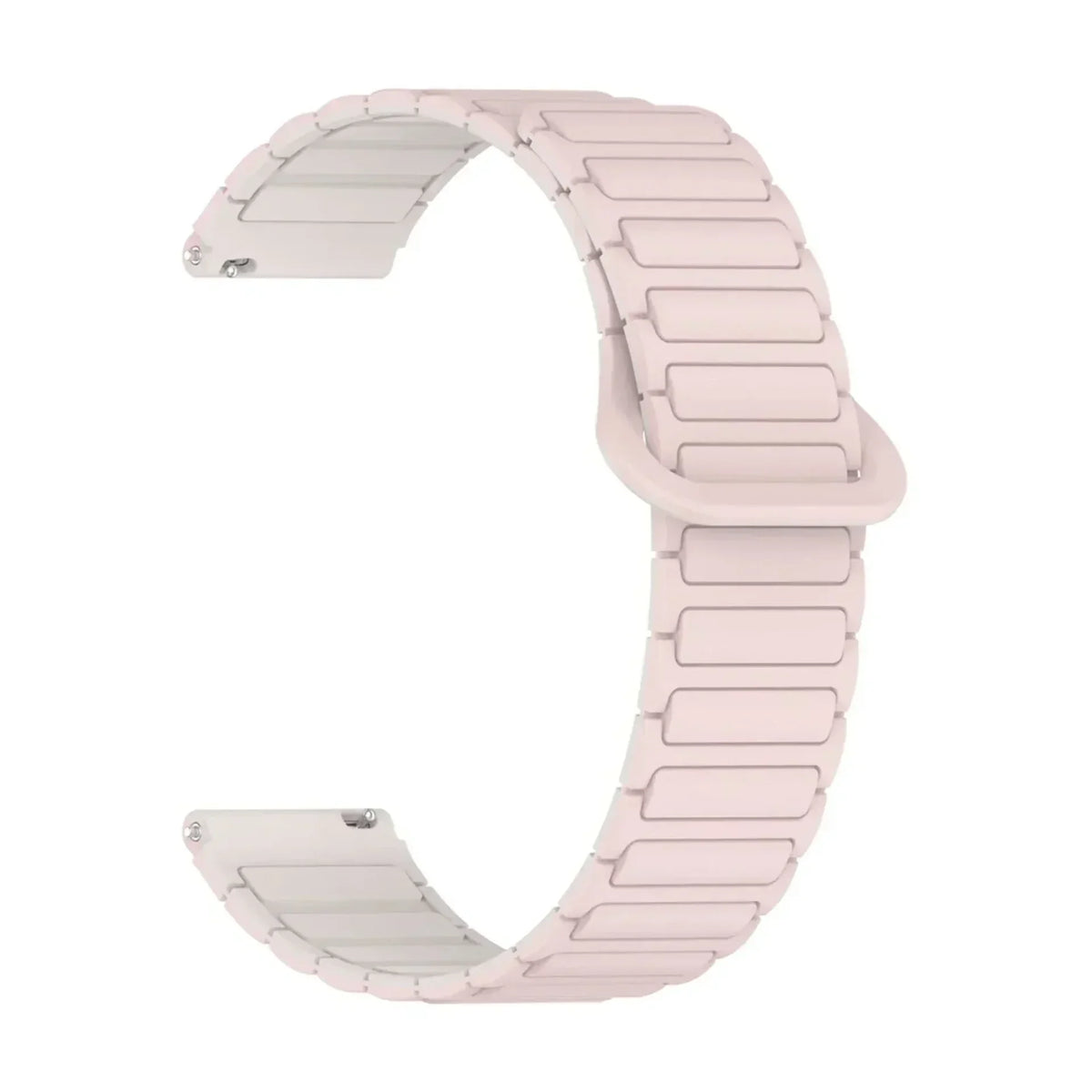 Bracelet Pulse silicone magnetique rose, vue 3 - Garmin Quick-Release | Clipz-it