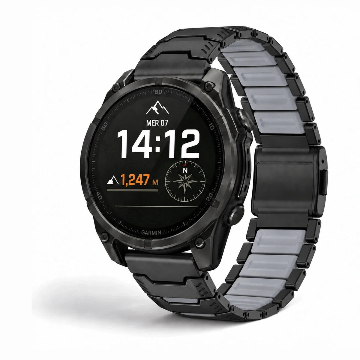 Correa Forge negro / gris - Garmin QuickFit 22 mm | Clipz-it