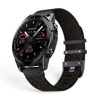 Jacquard-nailonranneke, musta, kuva edestä 2 - Garmin QuickFit 22mm | Clipz-it