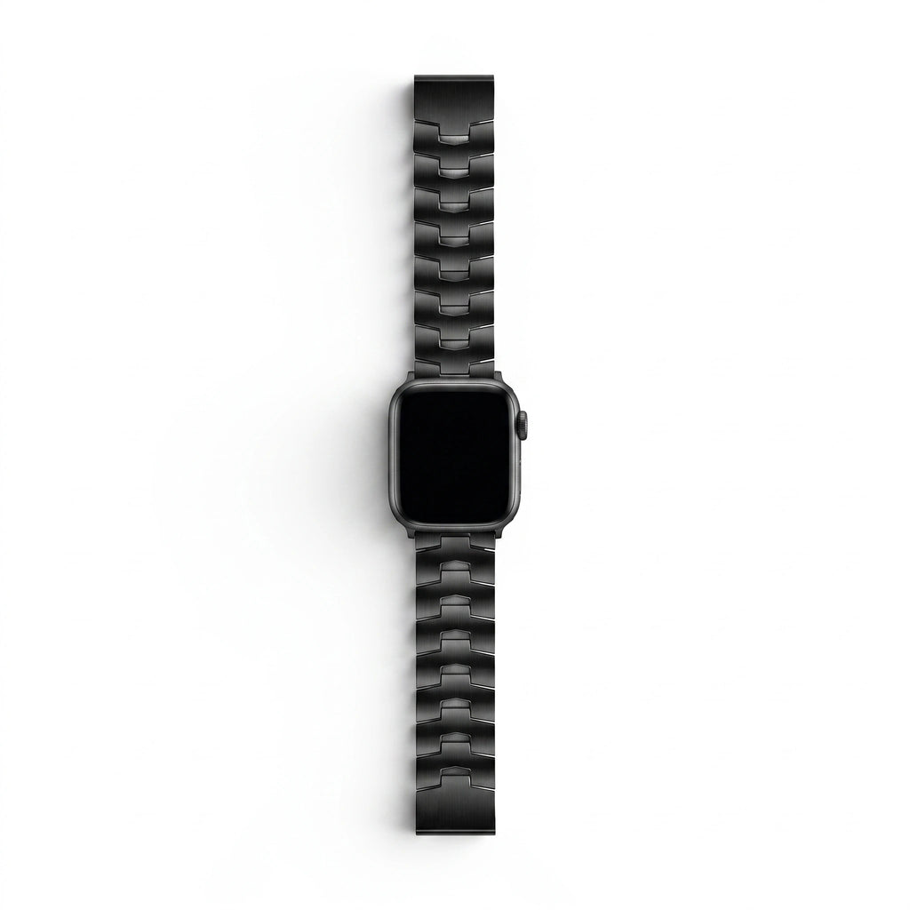 Bracelet Kratos titane noir, vue de dos 2 - Garmin QuickFit 22mm | Clipz-it