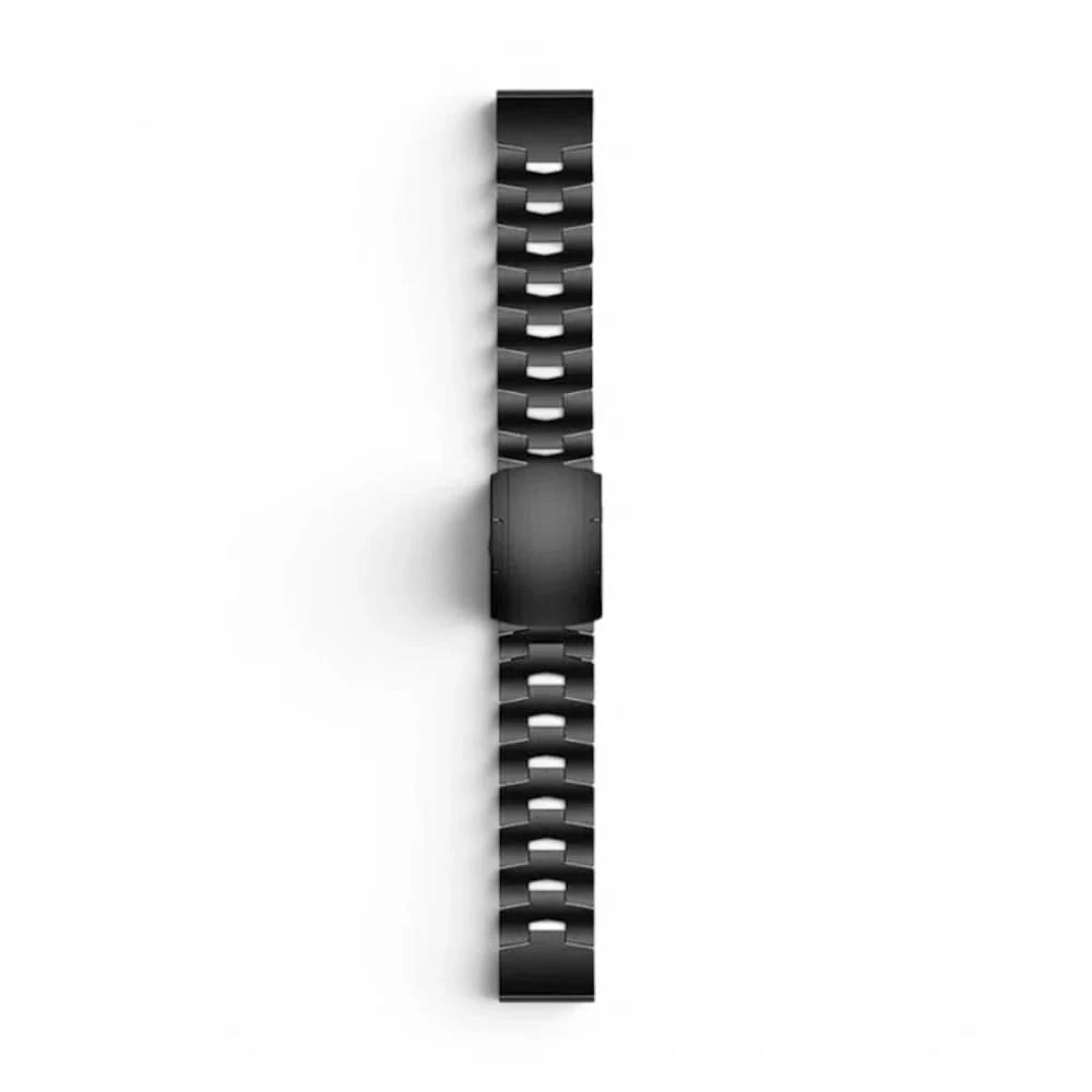 Bracelet Kratos titane noir, vue de dos 2 - Garmin QuickFit 22mm | Clipz-it