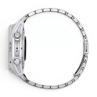 Bracelet Maillon acier inoxydable acier noir, vue de profil 5 - Garmin QuickFit 22mm | Clipz-it