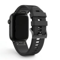 Bracelet Motion silicone noir, vue de dos 2 - Garmin QuickFit 22mm | Clipz-it