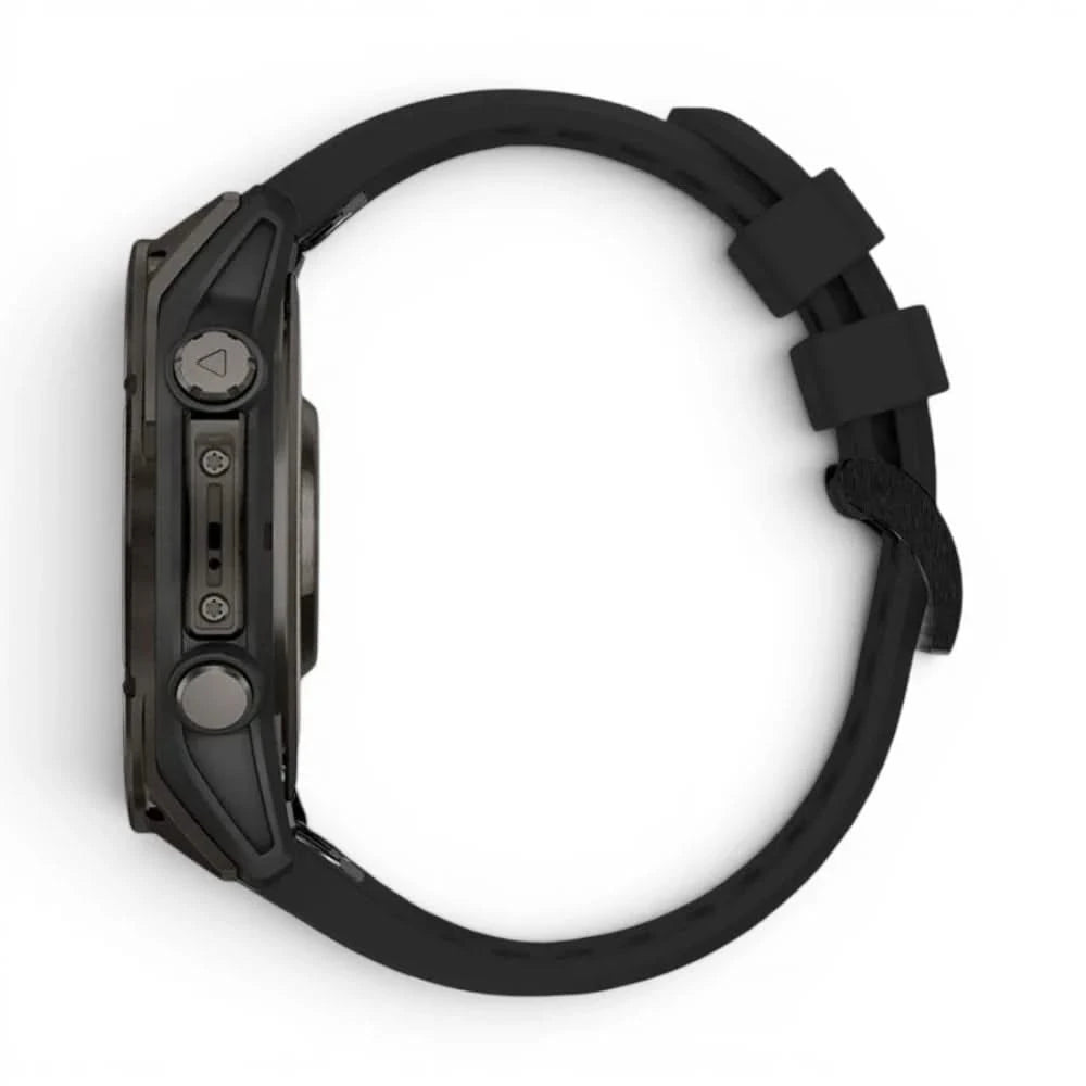 Bracelet Motion silicone noir, vue de dos - Garmin QuickFit 22mm | Clipz-it
