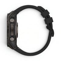 Bracelet Motion silicone noir, vue de dos - Garmin QuickFit 22mm | Clipz-it