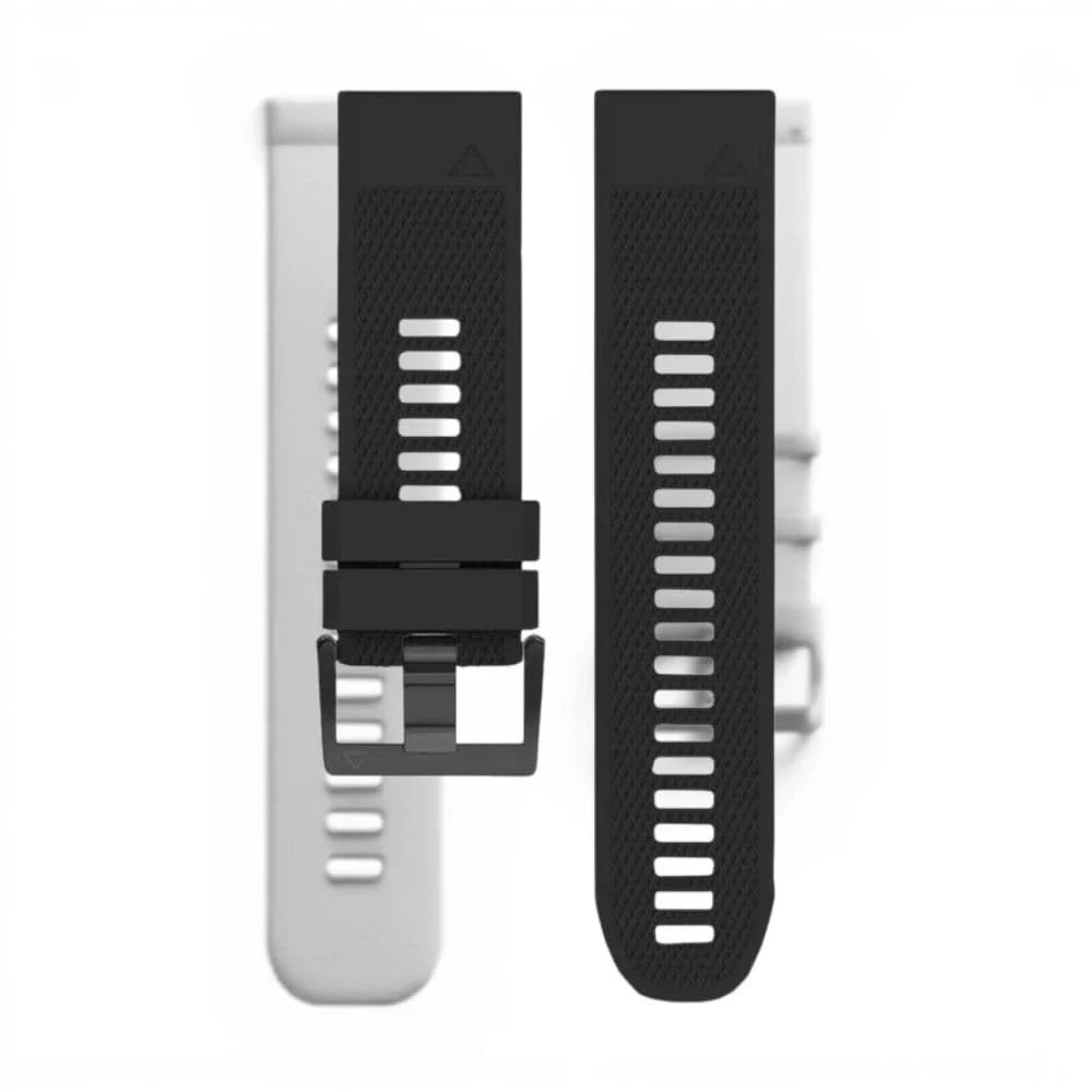 Bracelet Motion silicone vert, vue de profil 2 - Garmin QuickFit 22mm | Clipz-it