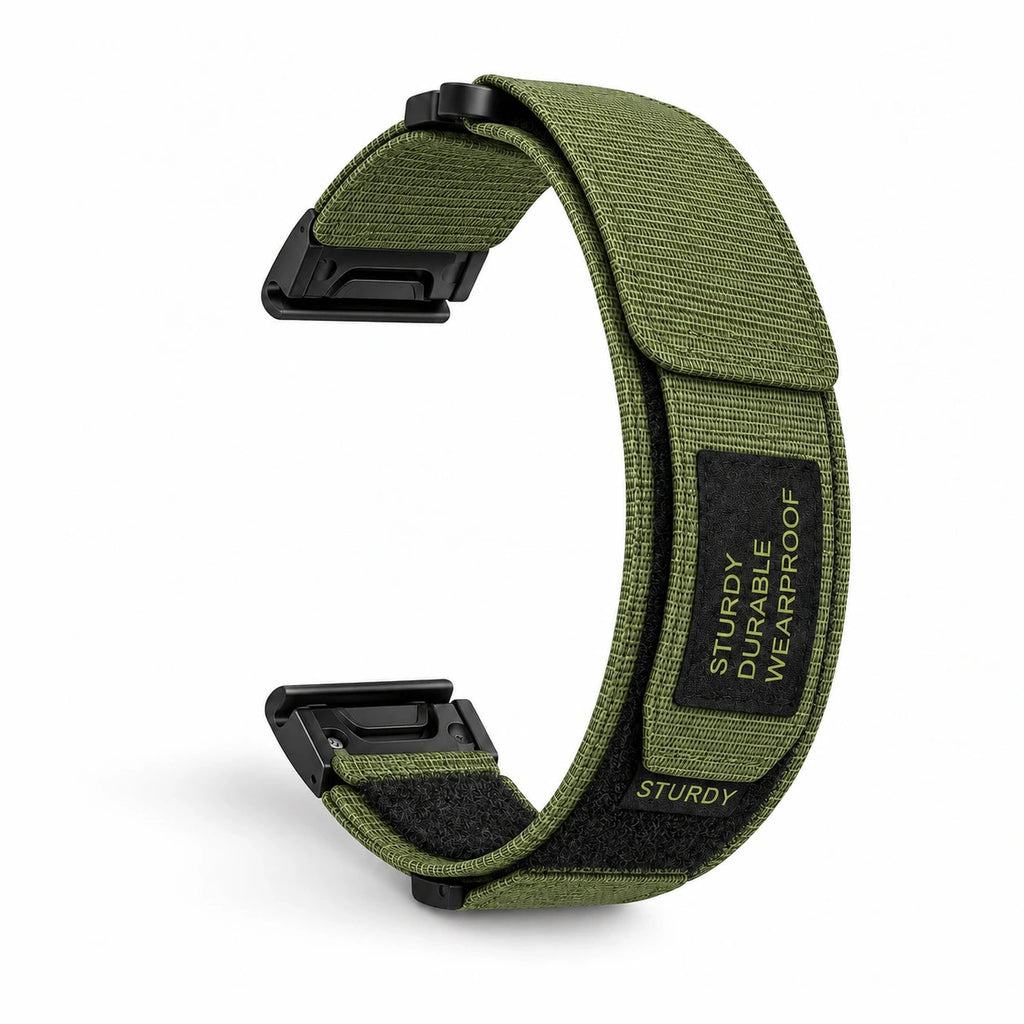 Garmin QuickFit 22 mm Patrol kétrészes szövet óraszíj, katonazöld, 3. nézet | Clipz-it