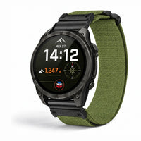 Garmin QuickFit 22 mm Patrol kétrészes szövet óraszíj, katonazöld | Clipz-it