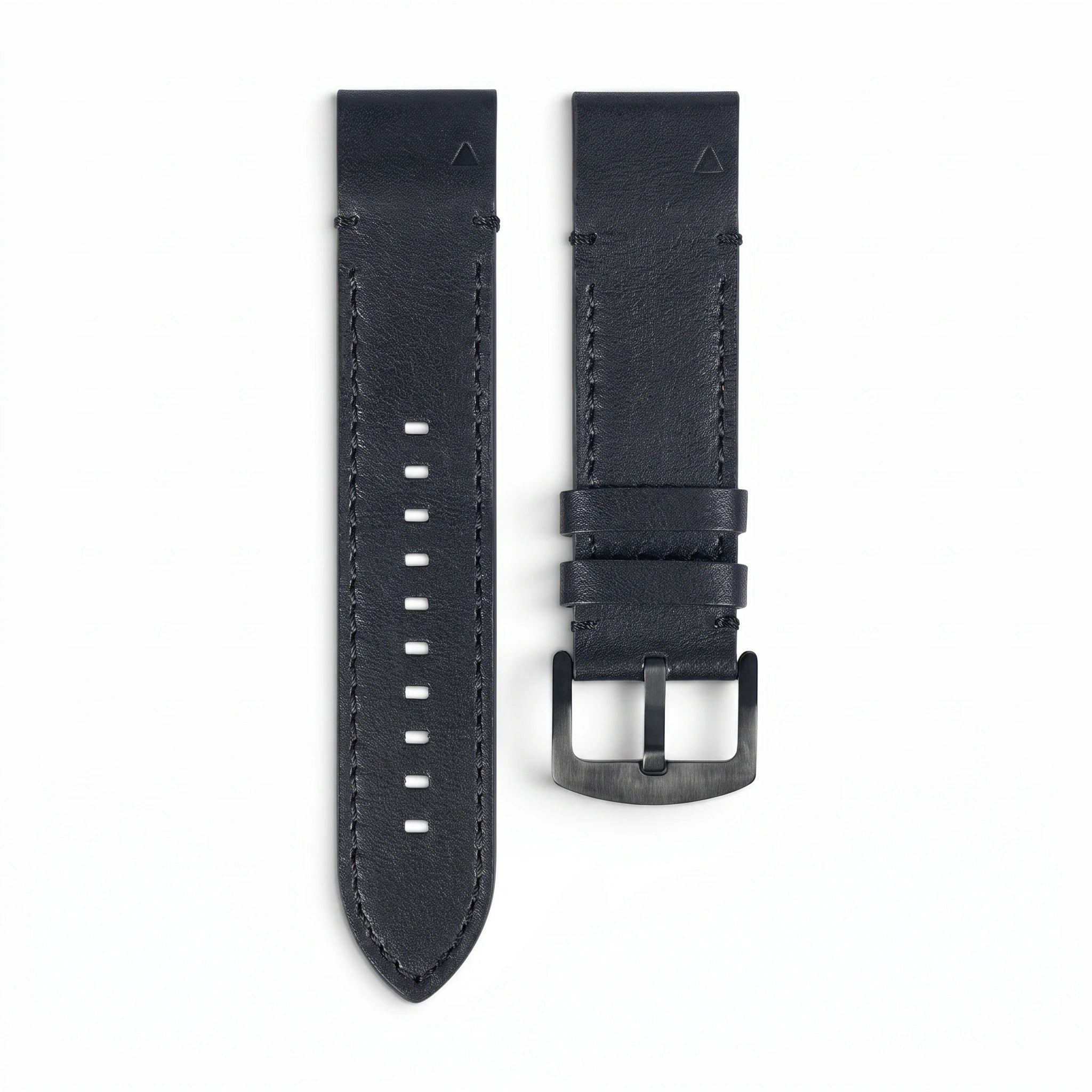 Bracelet Rancher cuir marron, vue de dos 2 - Garmin QuickFit 22mm | Clipz-it