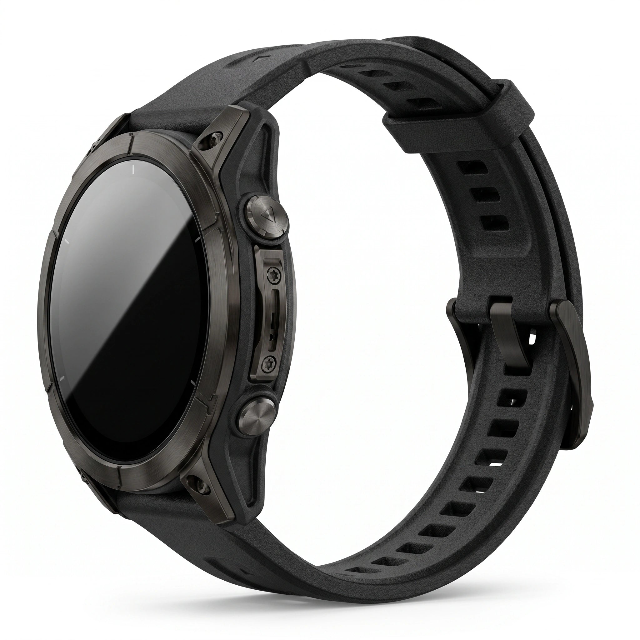 Bracelet Rancher cuir marron, vue de dos - Garmin QuickFit 22mm | Clipz-it
