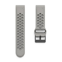 Bracelet Rhythm silicone blanc, vue de dos 2 - Garmin QuickFit 22mm | Clipz-it