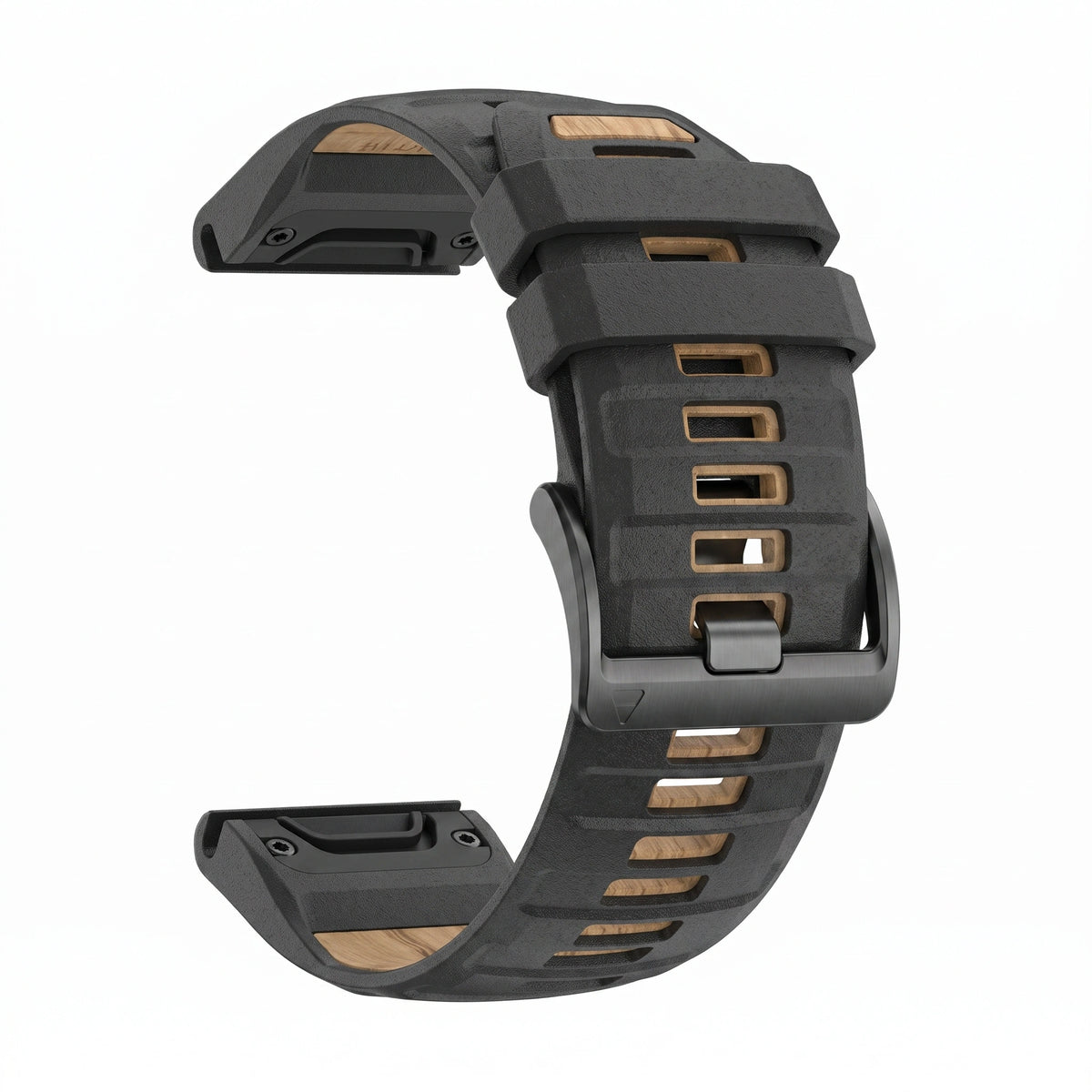 Bracelet Sport Pro silicone militaire, vue de dos 2 - Garmin QuickFit 22mm | Clipz-it