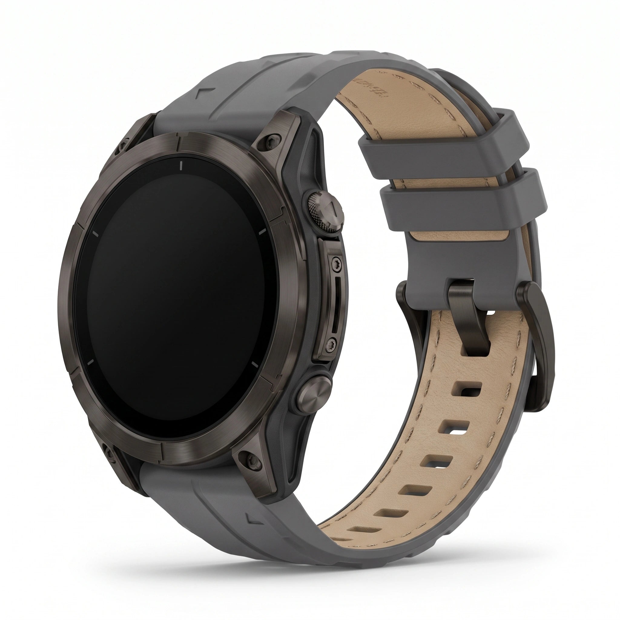 Bracelet Sport Pro silicone militaire, vue de dos - Garmin QuickFit 22mm | Clipz-it