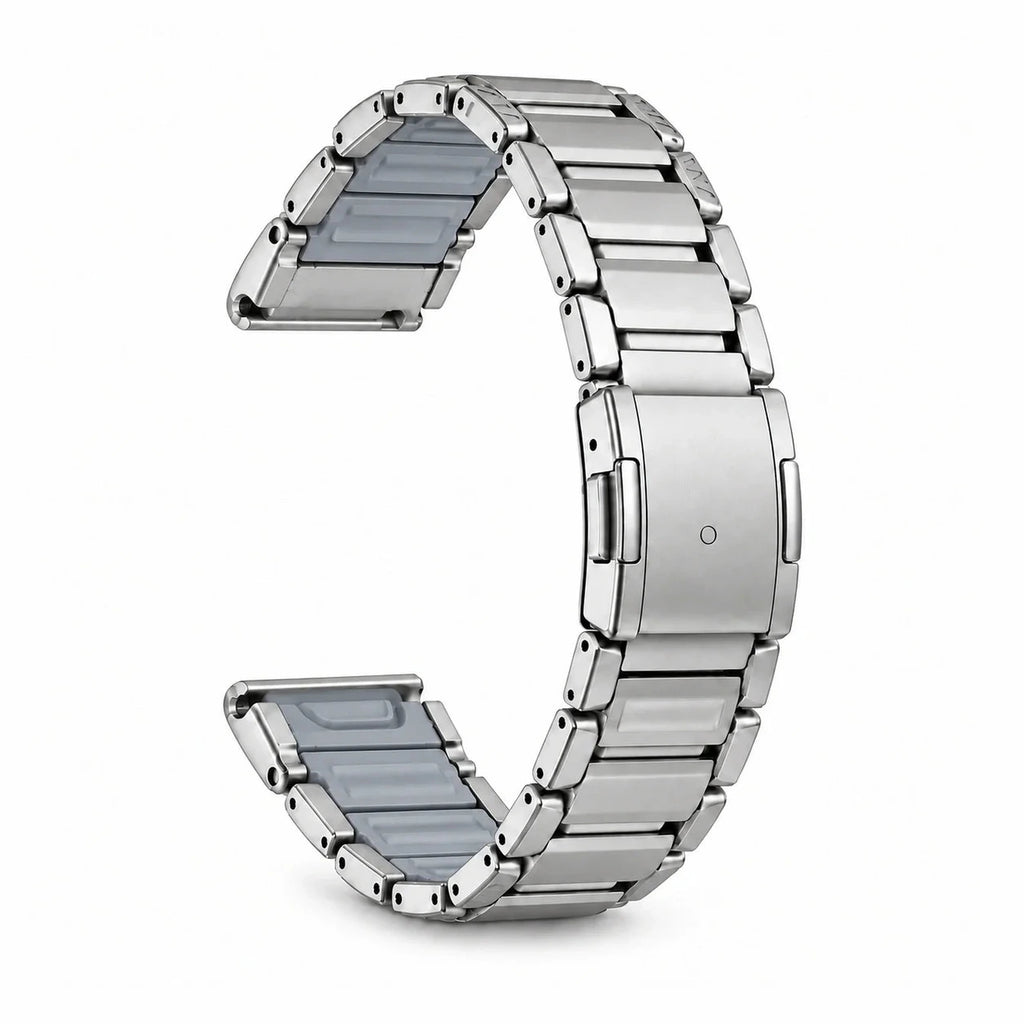 Bracelete Forge titânio / cinzento, vista 4 - Garmin QuickFit 26 mm | Clipz-it