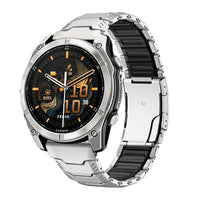 Bracelete Forge titânio / preto, vista 4 - Garmin QuickFit 26 mm | Clipz-it
