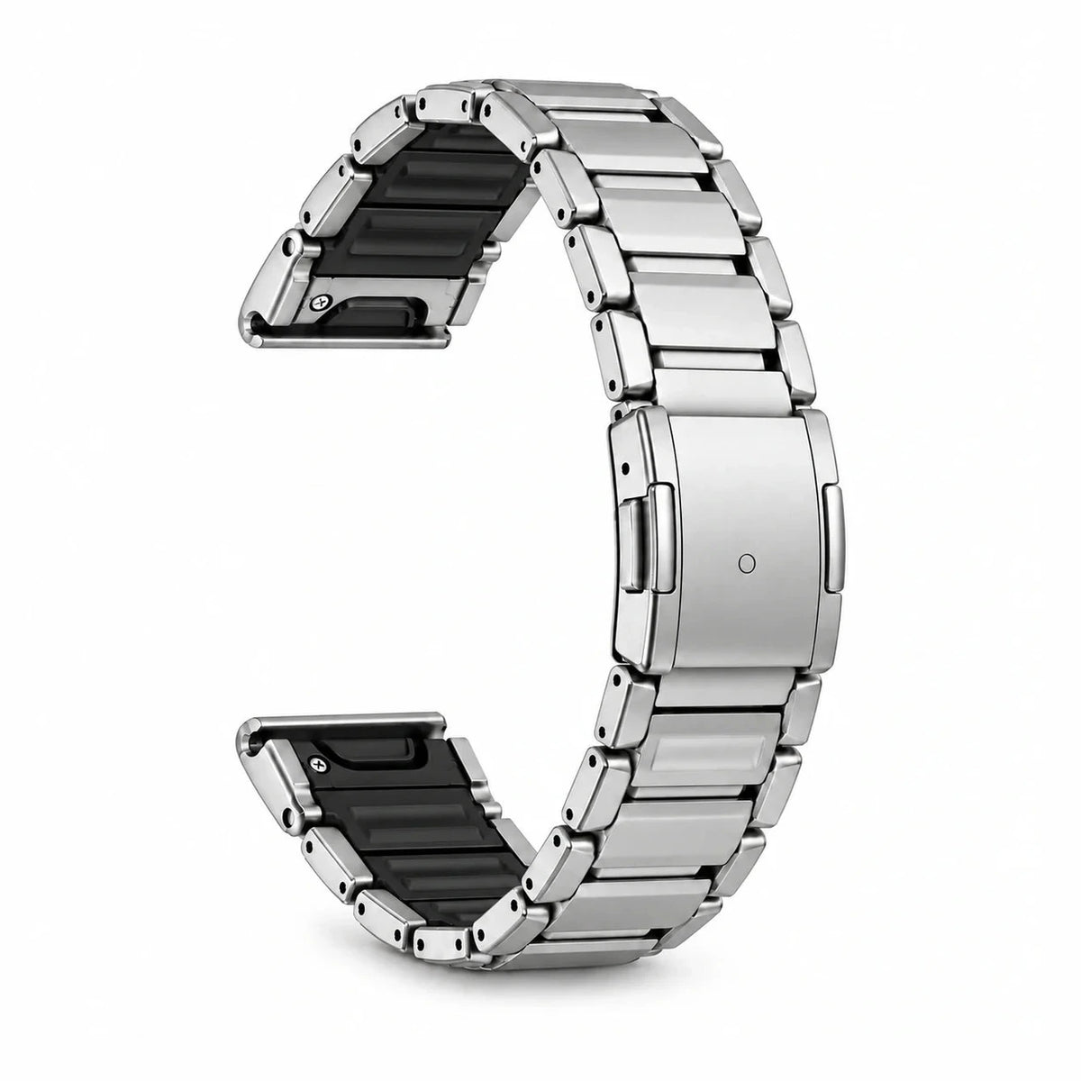 Bracelete Forge titânio / preto, vista 6 - Garmin QuickFit 26 mm | Clipz-it
