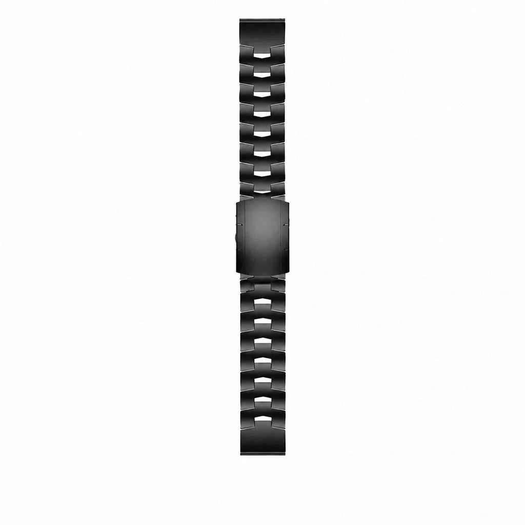 Bracelet Kratos titane noir, vue de dos 2 - Garmin QuickFit 26mm | Clipz-it