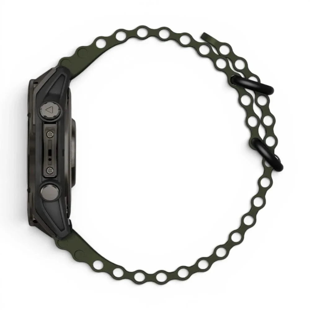 Bracelet Marine silicone marine, vue de face - Garmin QuickFit 26mm | Clipz-it